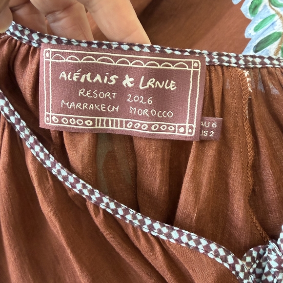 Alemais x LRNCE Laurence ramie and cotton maxi dress - Picture 11 of 11